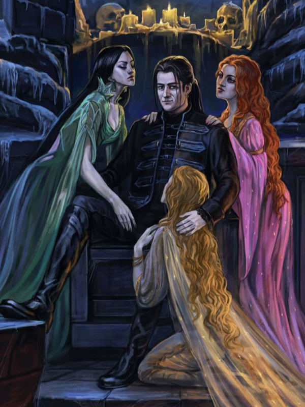 I am Dracula With My Three Beautiful Vampire Brides