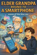 Elder Grandpa Bound to a Smartphone