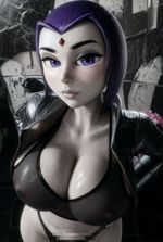 Reborn as Raven in Dc... But as a Futa?